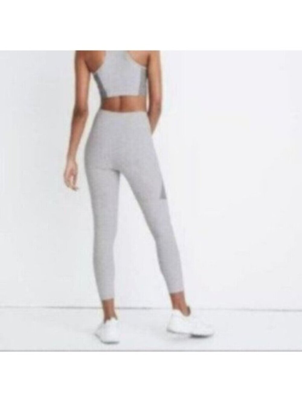Outdoor Voices Women's Gray Polyester Blend Warmup Activewear Leggings Size XS